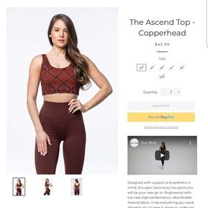 Balance Athletica Copperhead top size S